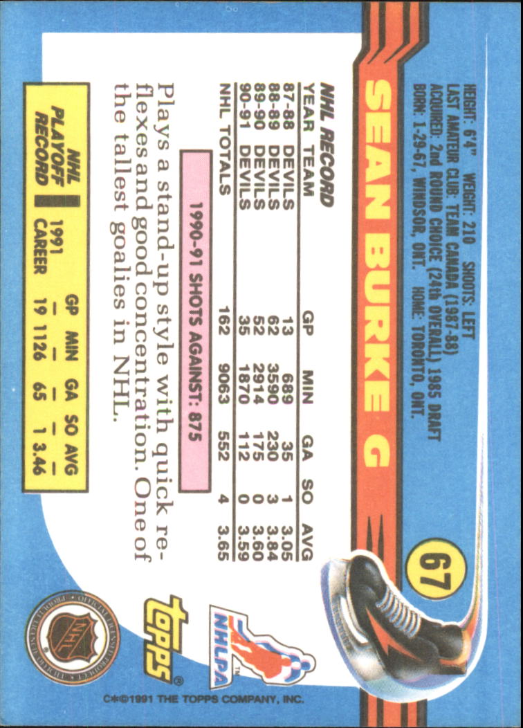 1991-92 Topps Hockey (Pick Card From List 1-307) C60 05-24 - Picture 107 of 495