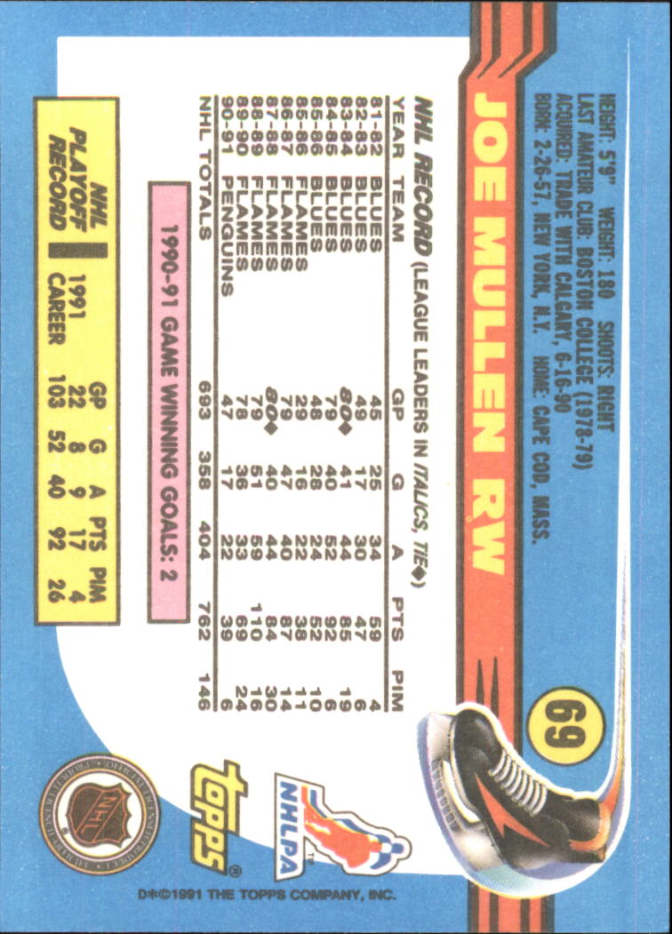 1991-92 Topps Hockey (Pick Card From List 1-307) C60 05-24 - Picture 111 of 495