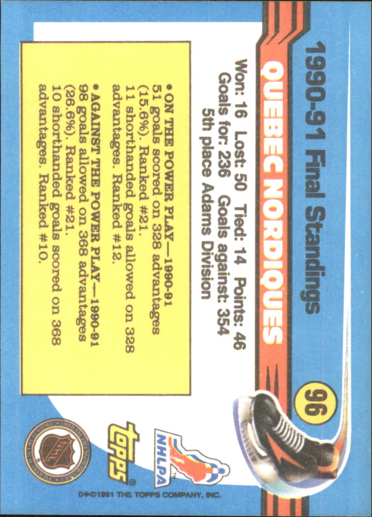 1991-92 Topps Hockey (Pick Card From List 1-307) C60 05-24 - Picture 155 of 495