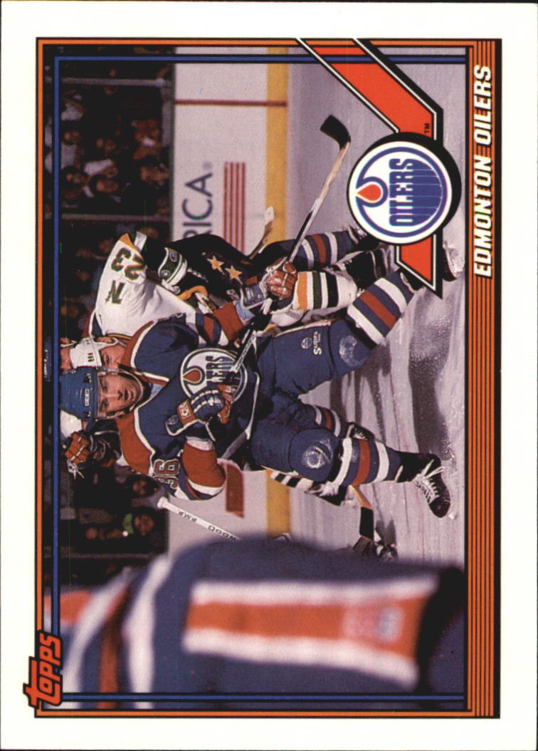 1991-92 Topps #103 Oilers Team