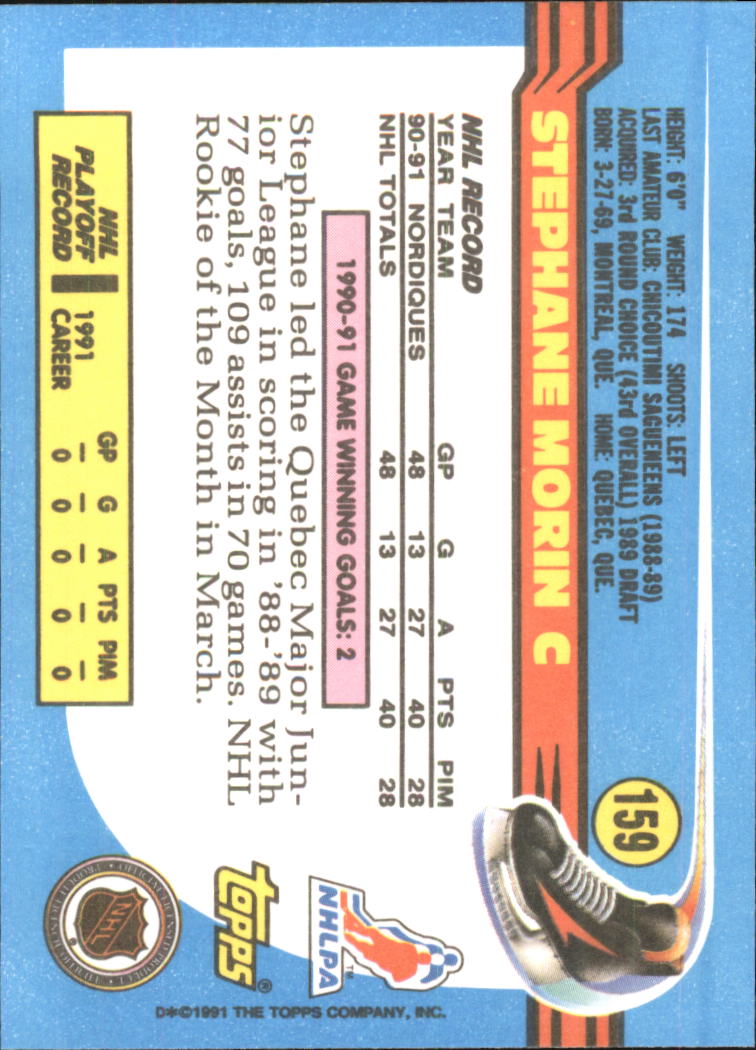 1991-92 Topps Hockey (Pick Card From List 1-307) C60 05-24 - Picture 257 of 495