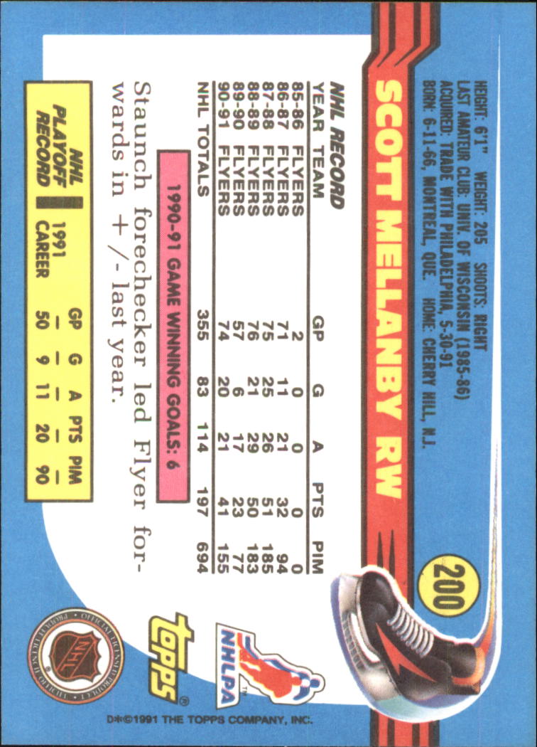 1991-92 Topps Hockey (Pick Card From List 1-307) C60 05-24 - Picture 327 of 495