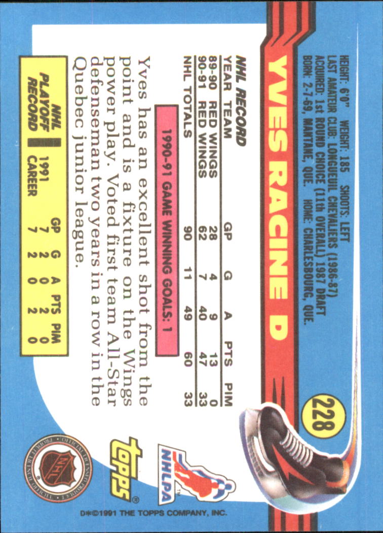 1991-92 Topps Hockey (Pick Card From List 1-307) C60 05-24 - Picture 371 of 495