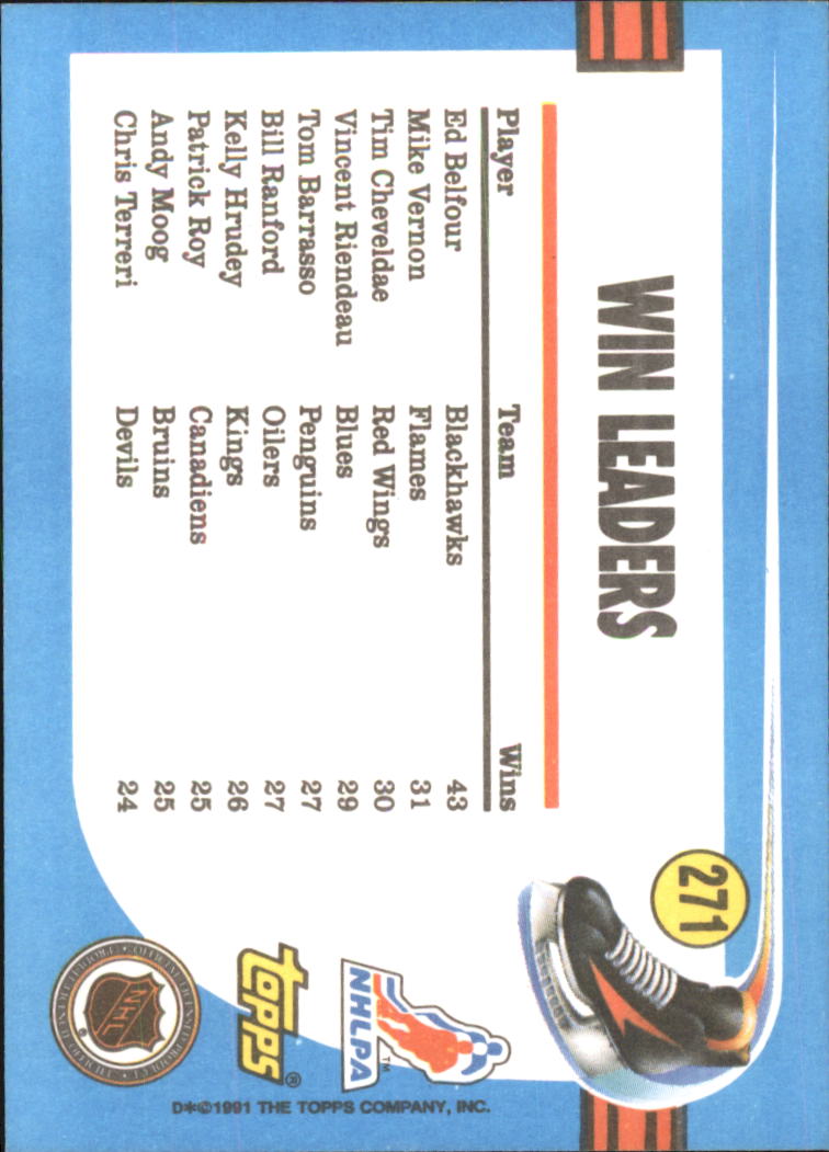 1991-92 Topps Hockey (Pick Card From List 1-307) C60 05-24 - Picture 431 of 495