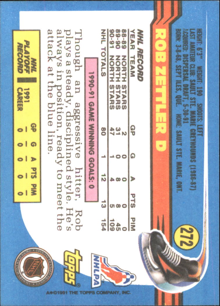 1991-92 Topps Hockey (Pick Card From List 1-307) C60 05-24 - Picture 433 of 495