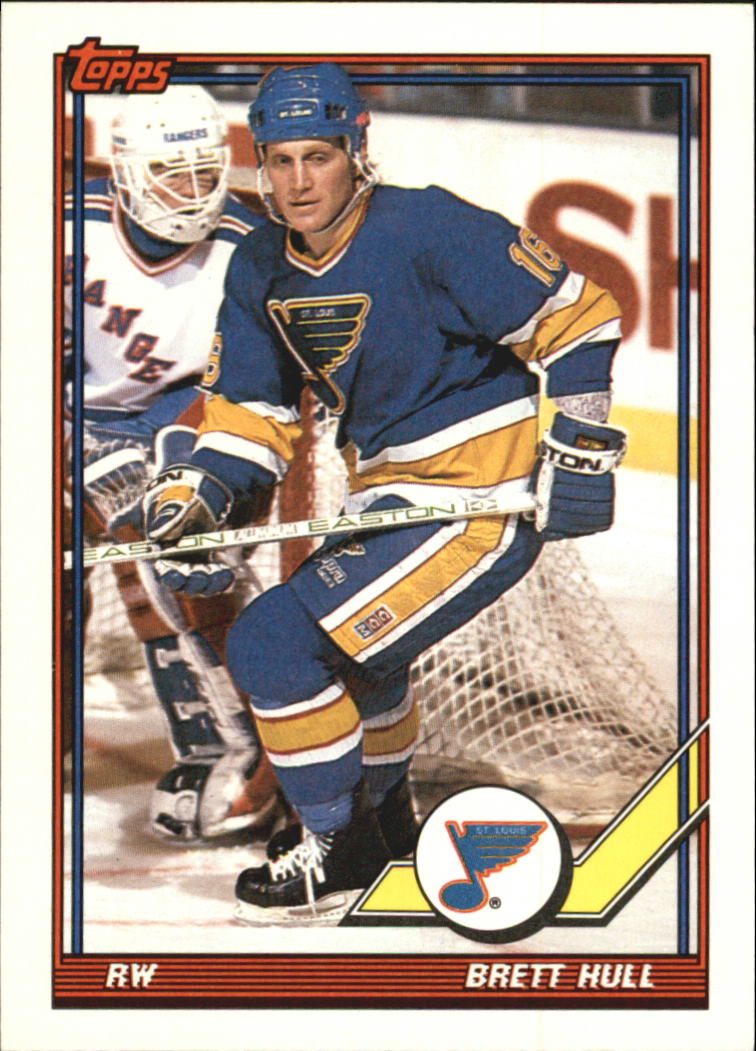 TOPPS NHL #66 . Brett Hull . Rookie Card .. NM/Mint