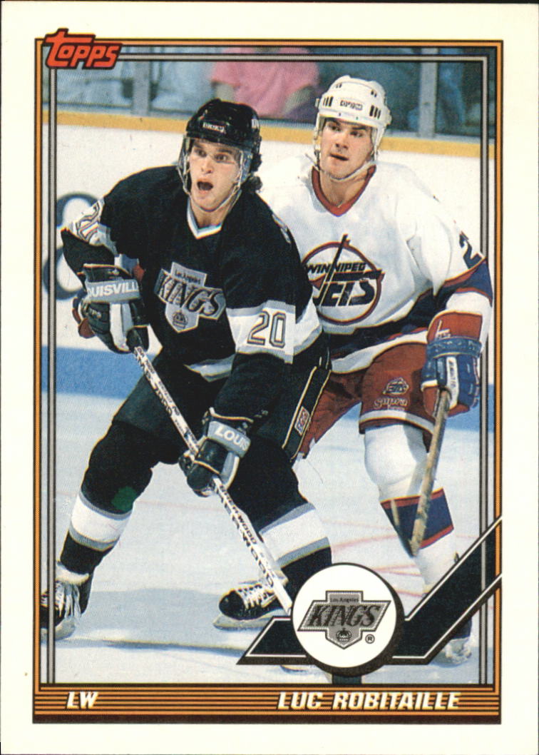 1991-92 Topps #405 Luc Robitaille
