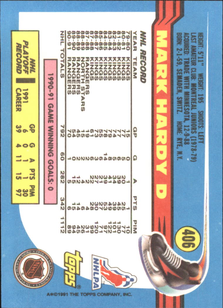 A8403- 1991-92 Topps Hockey Cards 401-528 +Inserts -You Pick- 15+ FREE US SHIP - Picture 11 of 247