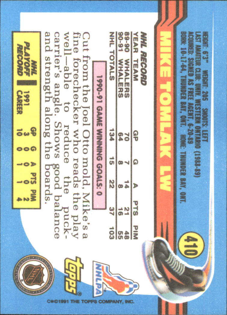 A8403- 1991-92 Topps Hockey Cards 401-528 +Inserts -You Pick- 15+ FREE US SHIP - Picture 19 of 247