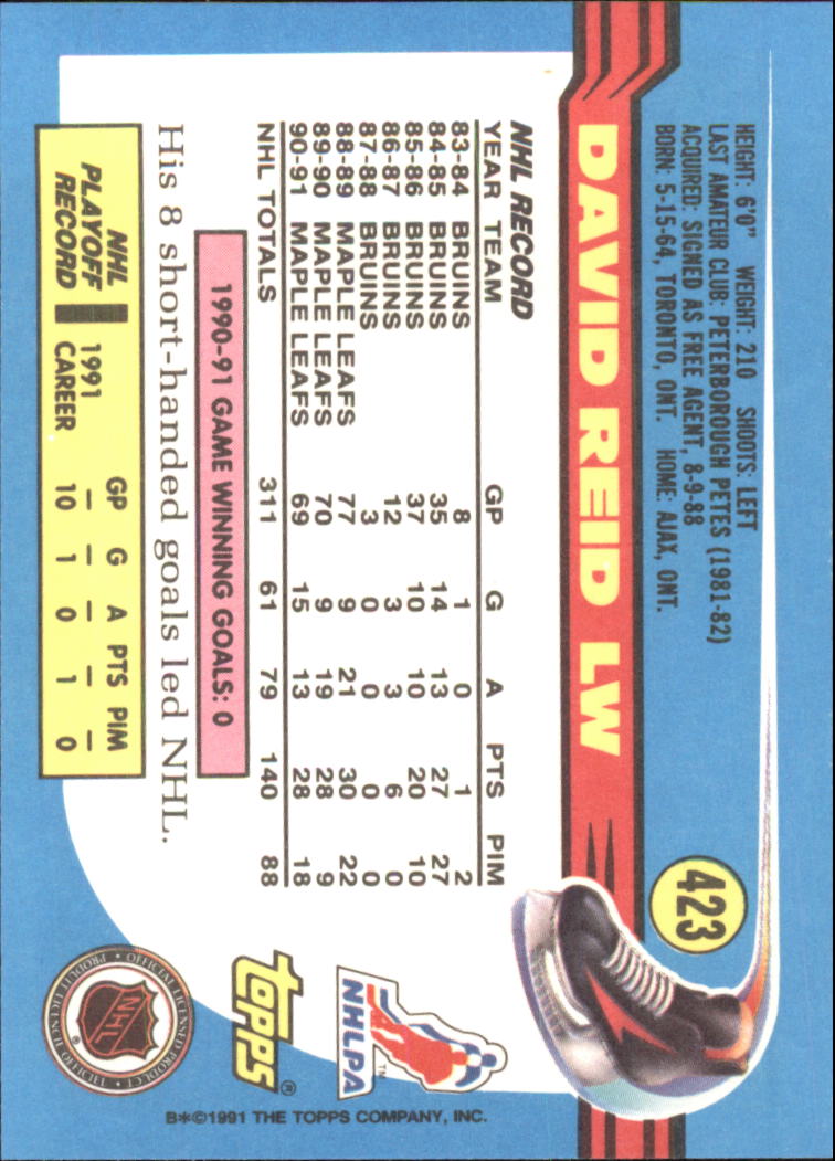 A8403- 1991-92 Topps Hockey Cards 401-528 +Inserts -You Pick- 15+ FREE US SHIP - Picture 45 of 247