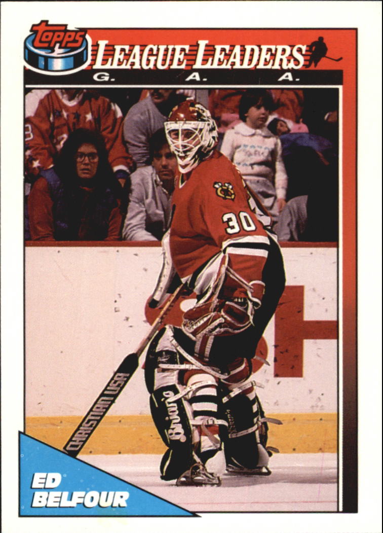 1991-92 Topps #425 Ed Belfour LL