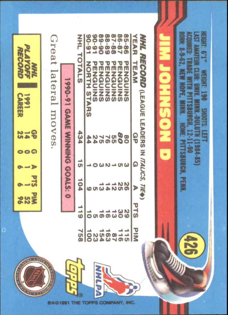 A8403- 1991-92 Topps Hockey Cards 401-528 +Inserts -You Pick- 15+ FREE US SHIP - Picture 49 of 247