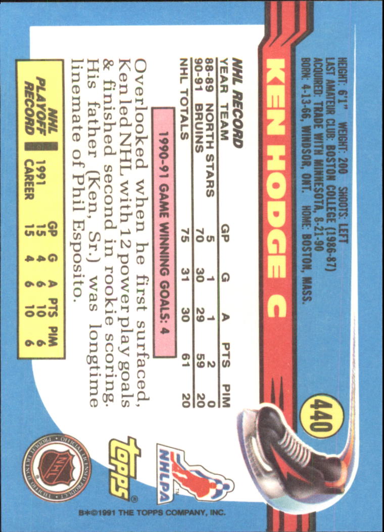 A8403- 1991-92 Topps Hockey Cards 401-528 +Inserts -You Pick- 15+ FREE US SHIP - Picture 75 of 247
