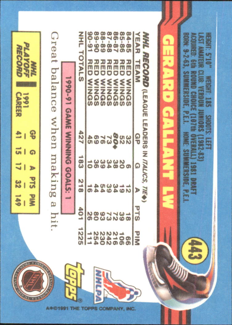 A8403- 1991-92 Topps Hockey Cards 401-528 +Inserts -You Pick- 15+ FREE US SHIP - Picture 81 of 247