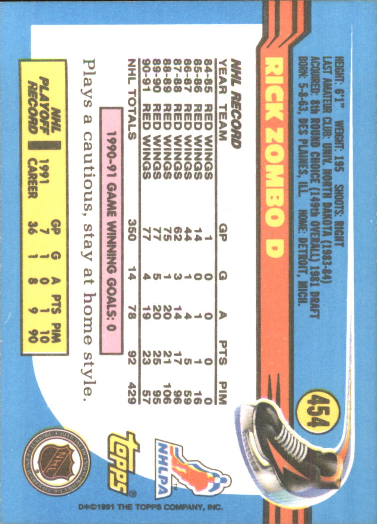 A8403- 1991-92 Topps Hockey Cards 401-528 +Inserts -You Pick- 15+ FREE US SHIP - Picture 101 of 247