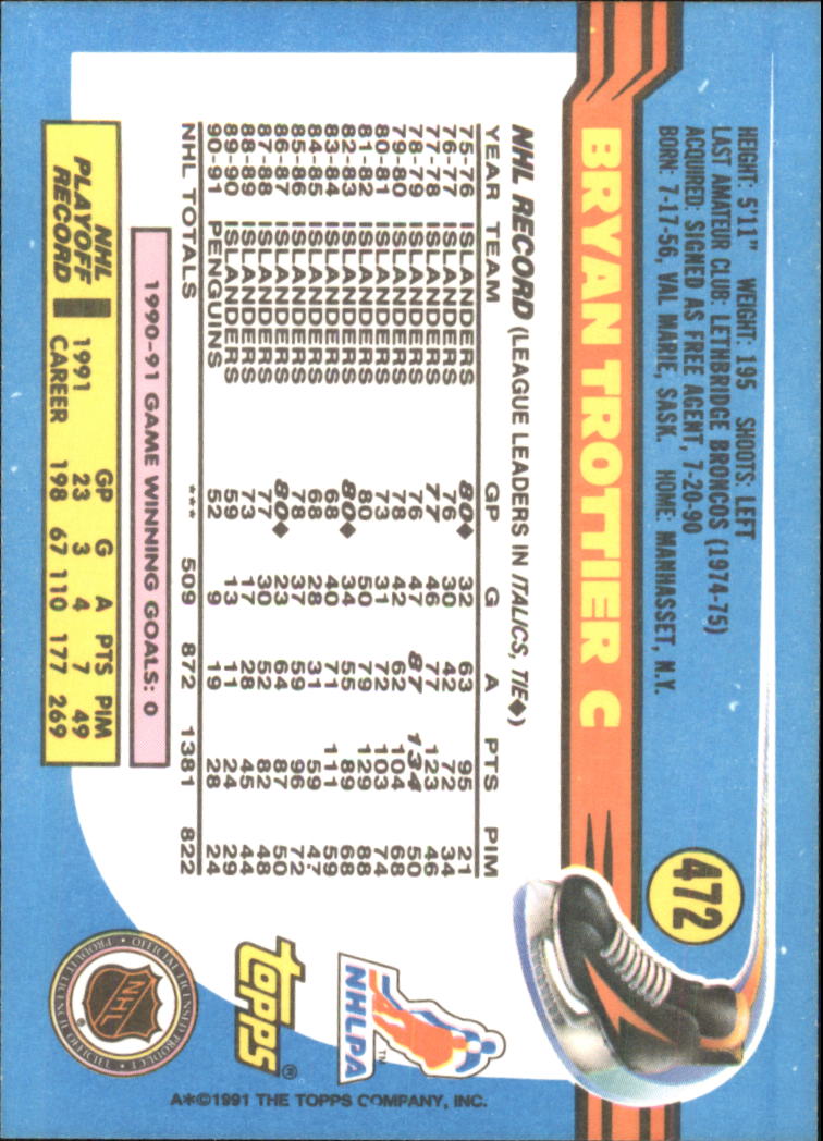 A8403- 1991-92 Topps Hockey Cards 401-528 +Inserts -You Pick- 15+ FREE US SHIP - Picture 137 of 247