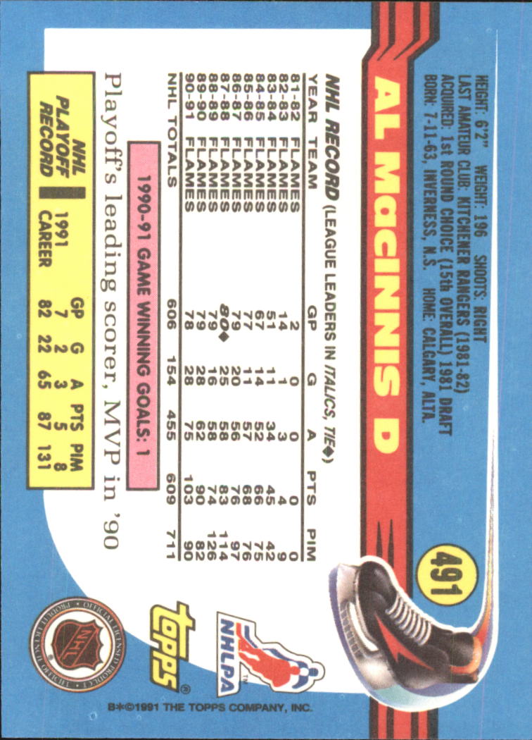 A8403- 1991-92 Topps Hockey Cards 401-528 +Inserts -You Pick- 15+ FREE US SHIP - Picture 173 of 247
