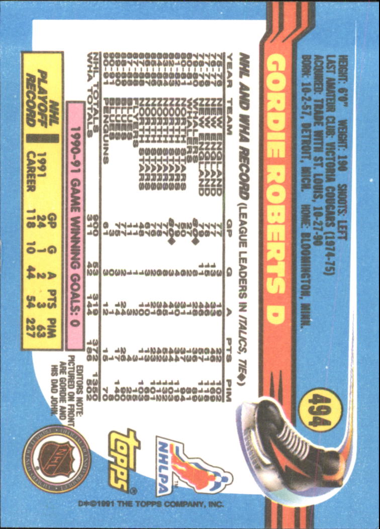 A8403- 1991-92 Topps Hockey Cards 401-528 +Inserts -You Pick- 15+ FREE US SHIP - Picture 179 of 247