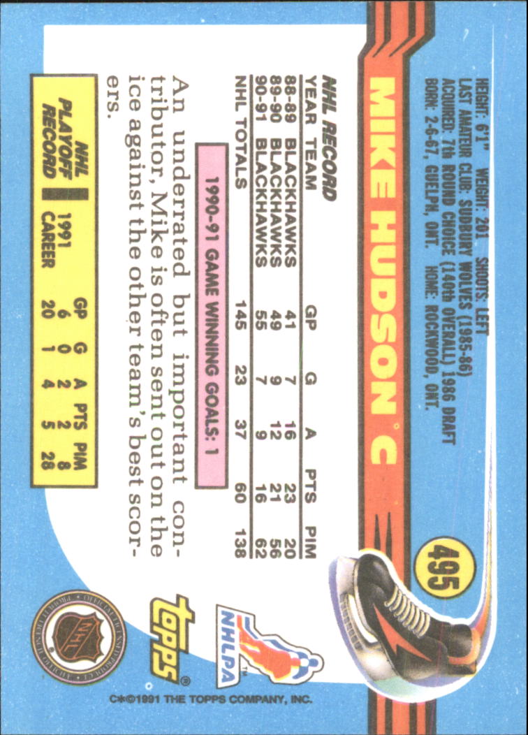 A8403- 1991-92 Topps Hockey Cards 401-528 +Inserts -You Pick- 15+ FREE US SHIP - Picture 181 of 247