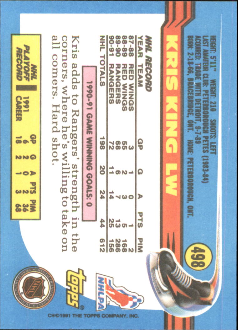 A8403- 1991-92 Topps Hockey Cards 401-528 +Inserts -You Pick- 15+ FREE US SHIP - Picture 187 of 247