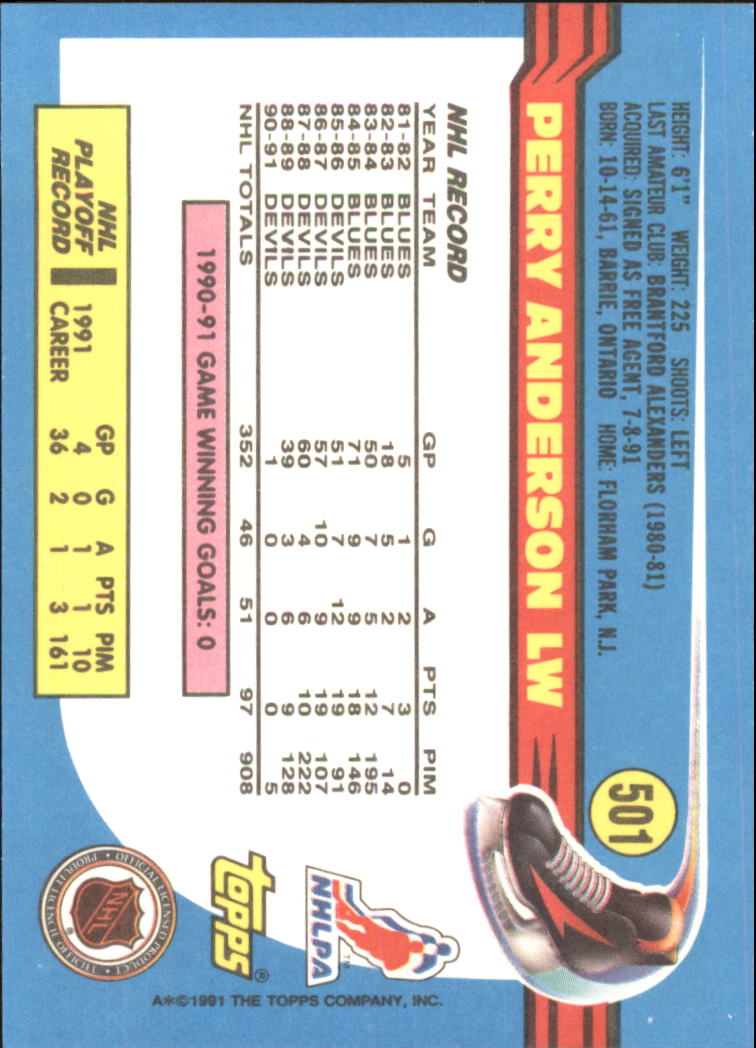 A8403- 1991-92 Topps Hockey Cards 401-528 +Inserts -You Pick- 15+ FREE US SHIP - Picture 193 of 247