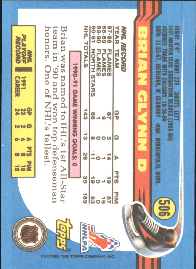 A8403- 1991-92 Topps Hockey Cards 401-528 +Inserts -You Pick- 15+ FREE US SHIP - Picture 203 of 247