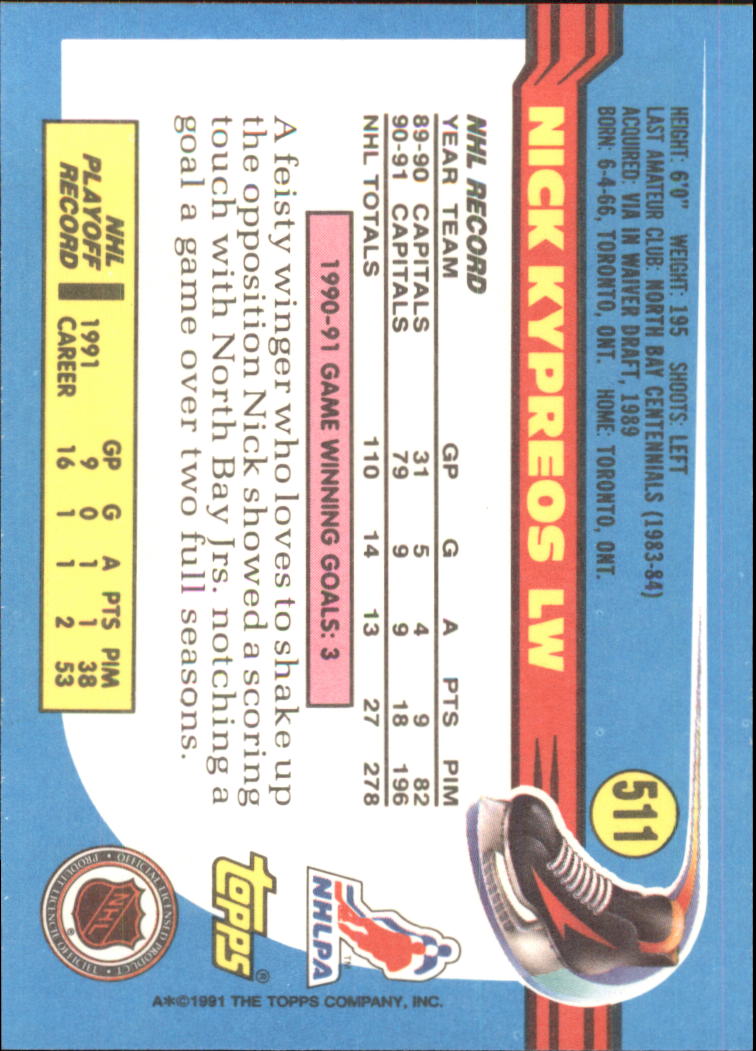 A8403- 1991-92 Topps Hockey Cards 401-528 +Inserts -You Pick- 15+ FREE US SHIP - Picture 213 of 247