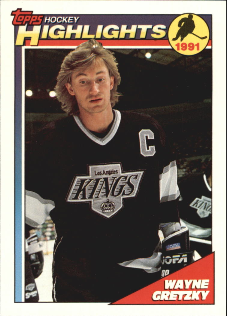 1991-92 Topps #524 Wayne Gretzky HL
