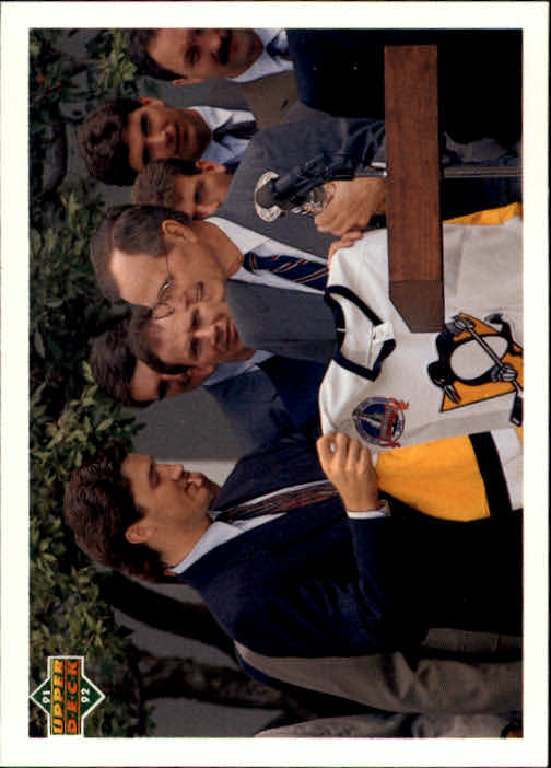 1991-92 Upper Deck #47 Mario Lemieux/George Bush