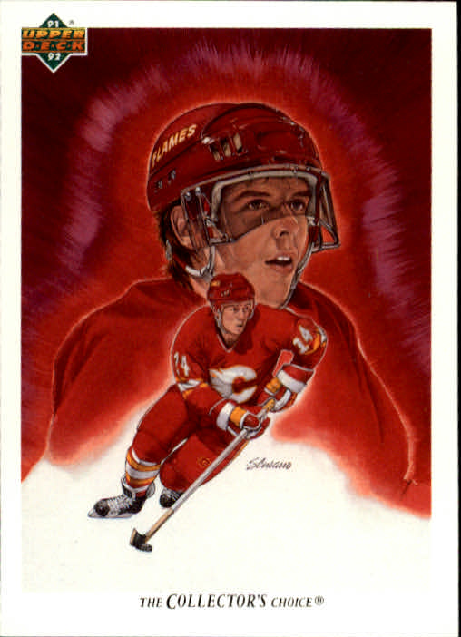 1991-92 Upper Deck #80 Theoren Fleury/(Calgary Flames TC)