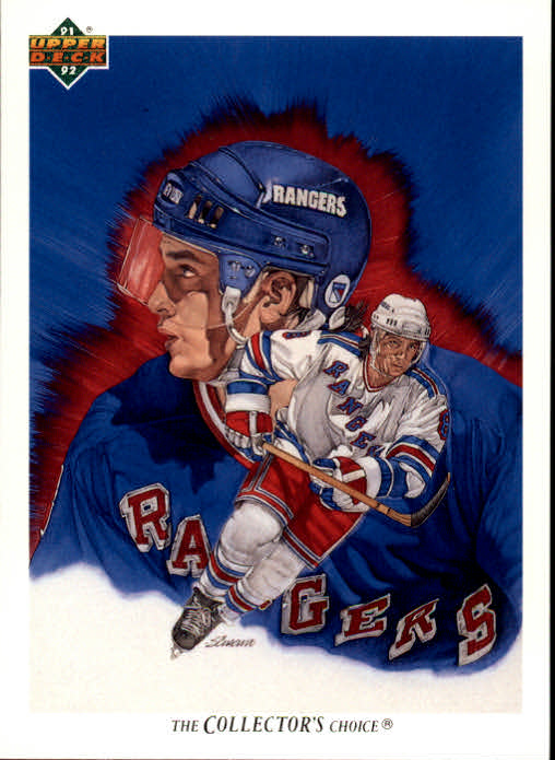 1991-92 Upper Deck #90 Darren Turcotte/(New York Rangers TC)