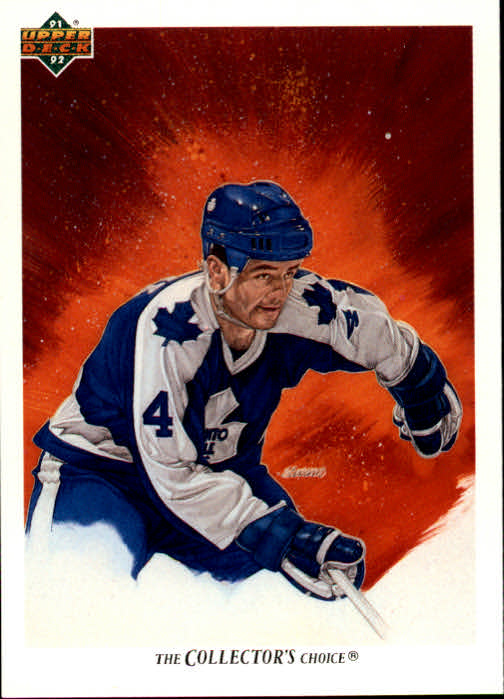 1991-92 Upper Deck #96 Dave Ellett/(Toronto Maple Leafs TC)