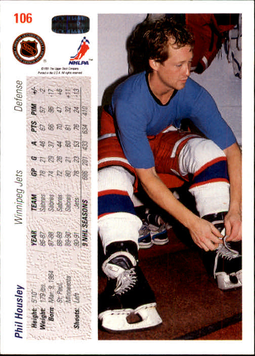 A7264- 1991-92 Upper Deck Hockey #s 1-250 +Rookies -You Pick- 15+ FREE US SHIP - Picture 199 of 483