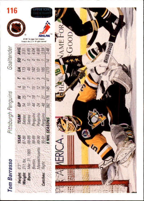 A7264- 1991-92 Upper Deck Hockey #s 1-250 +Rookies -You Pick- 15+ FREE US SHIP - Picture 219 of 483