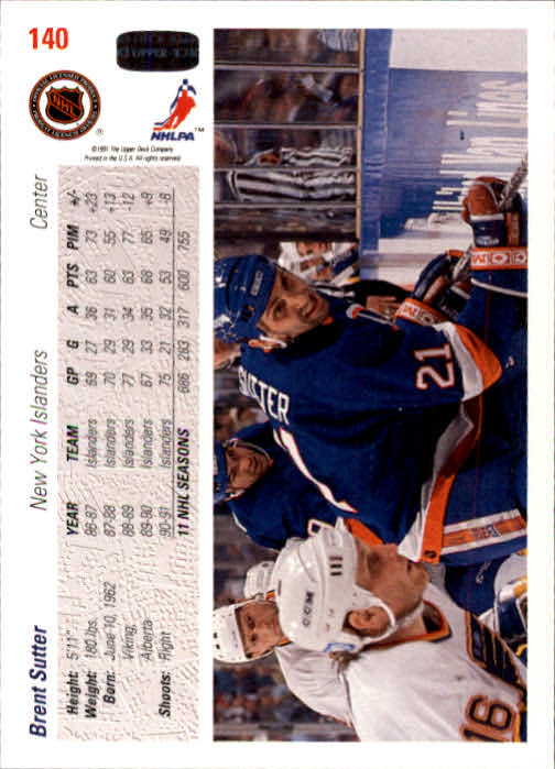 A7264- 1991-92 Upper Deck Hockey #s 1-250 +Rookies -You Pick- 15+ FREE US SHIP - Picture 267 of 483