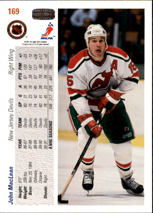 A7264- 1991-92 Upper Deck Hockey #s 1-250 +Rookies -You Pick- 15+ FREE US SHIP - Picture 323 of 483