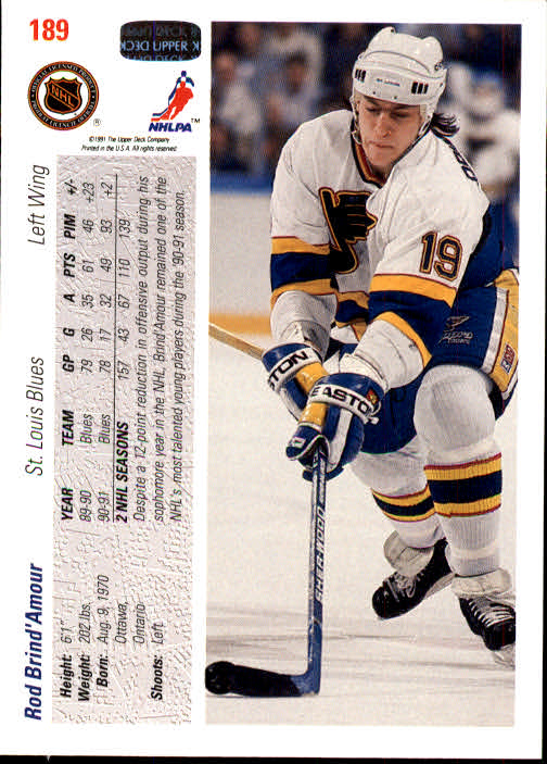 A7264- 1991-92 Upper Deck Hockey #s 1-250 +Rookies -You Pick- 15+ FREE US SHIP - Picture 363 of 483
