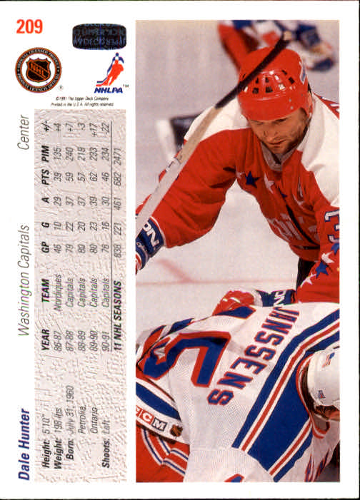 A7264- 1991-92 Upper Deck Hockey #s 1-250 +Rookies -You Pick- 15+ FREE US SHIP - Picture 403 of 483