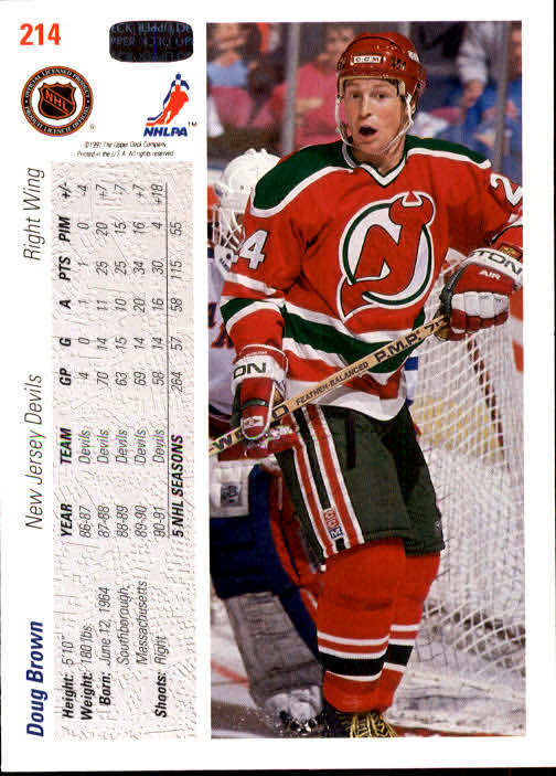 A7264- 1991-92 Upper Deck Hockey #s 1-250 +Rookies -You Pick- 15+ FREE US SHIP - Picture 413 of 483