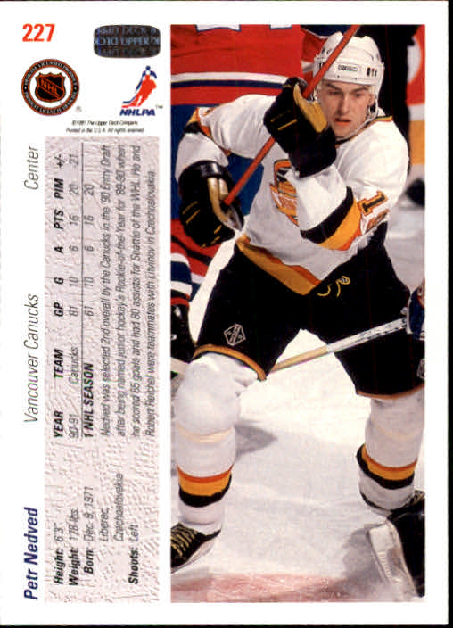 A7264- 1991-92 Upper Deck Hockey #s 1-250 +Rookies -You Pick- 15+ FREE US SHIP - Picture 437 of 483
