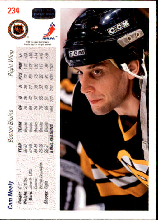 A7264- 1991-92 Upper Deck Hockey #s 1-250 +Rookies -You Pick- 15+ FREE US SHIP - Picture 451 of 483