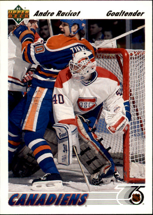 1991-92 Upper Deck #377 Andre Racicot RC