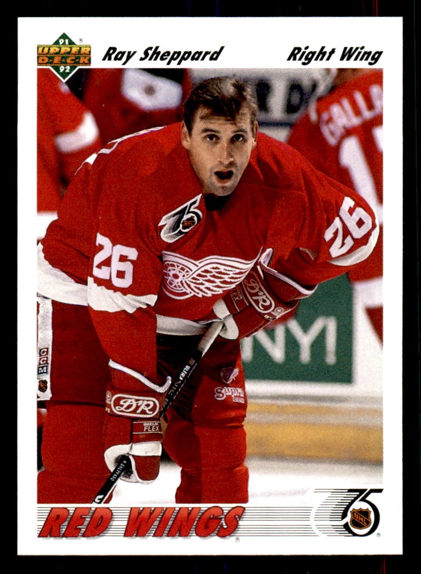  Hockey NHL 1991-92 Upper Deck #129 Tim Cheveldae Red
