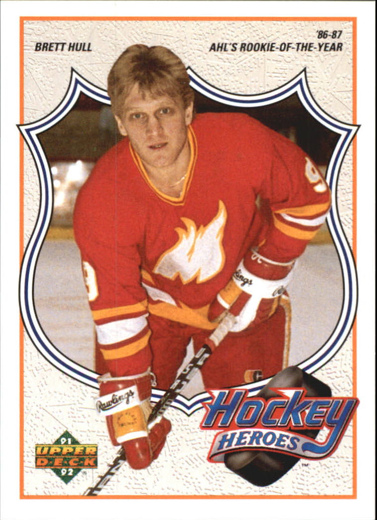 1991-92 Upper Deck Brett Hull Heroes #4 Brett Hull/AHL's Rookie-of-/the-Year