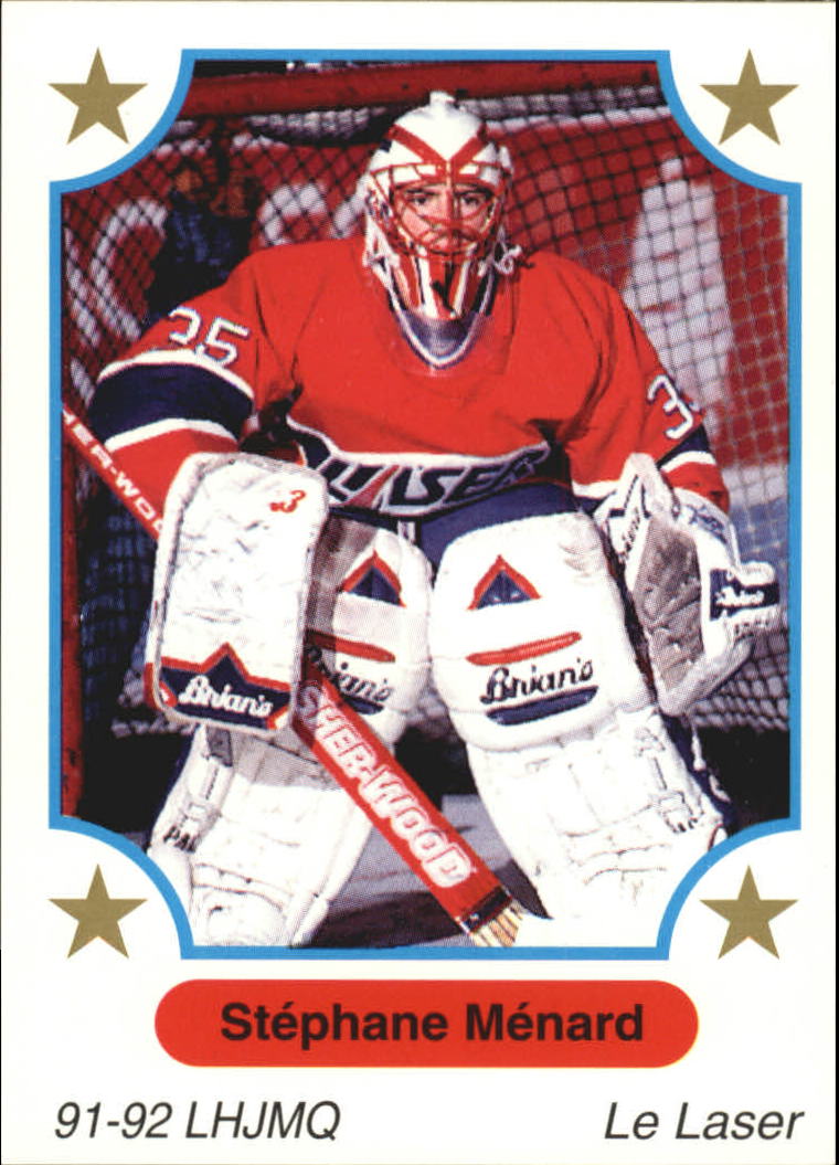 1991-92 7th Inning Sketch QMJHL #5 Stephane Menard