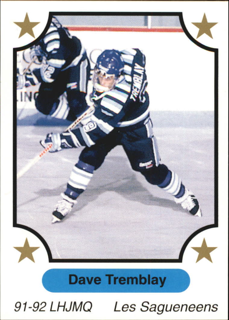 1991-92 7th Inning Sketch QMJHL #80 Dave Tremblay