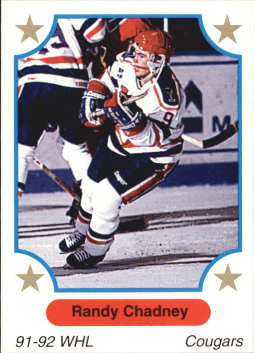 1991-92 7th Innning Sketch WHL #55 Randy Chadney