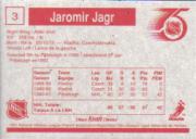 1991-92 Kraft #3 Jaromir Jagr back image