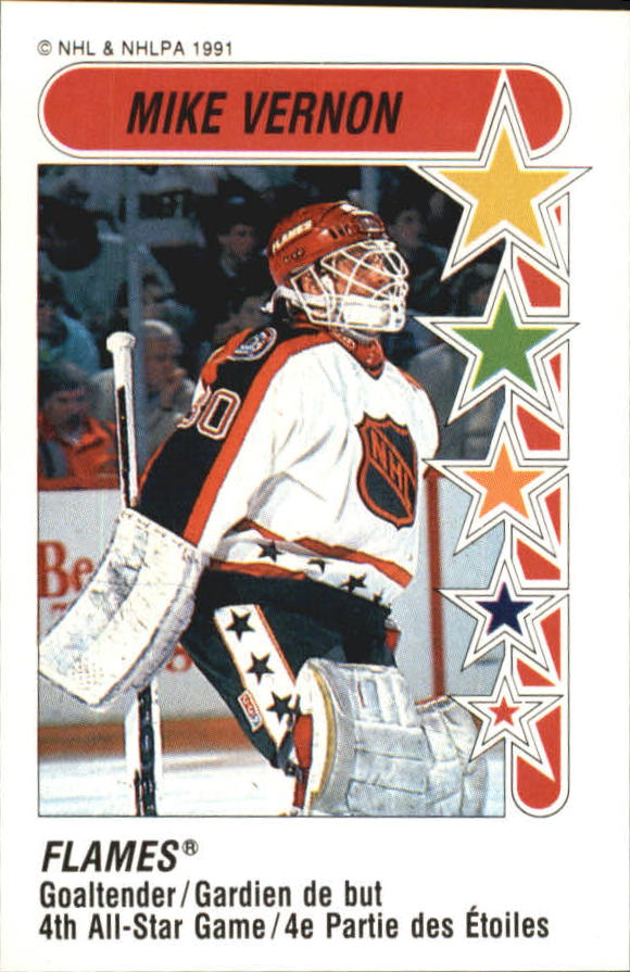 1991-92 Panini Stickers #328 Mike Vernon