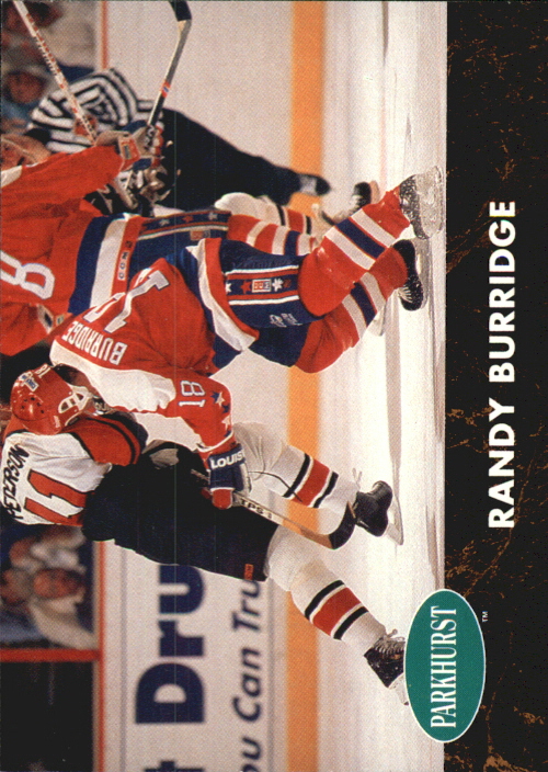 1991-92 Parkhurst French #190 Randy Burridge
